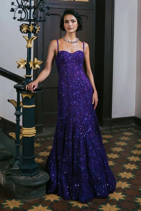 Mishru Cassia Embroidered Gown 