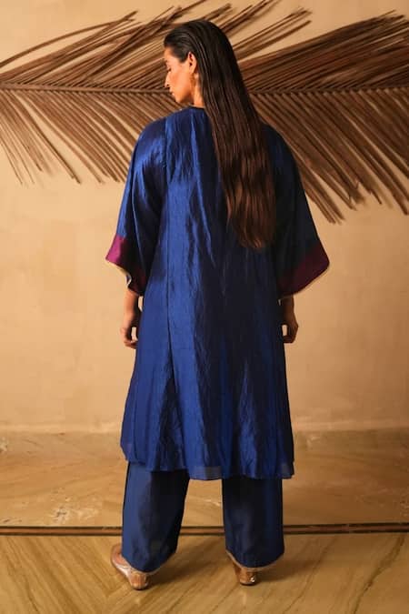 Myoho Floral Embroidered Kurta With Pant 