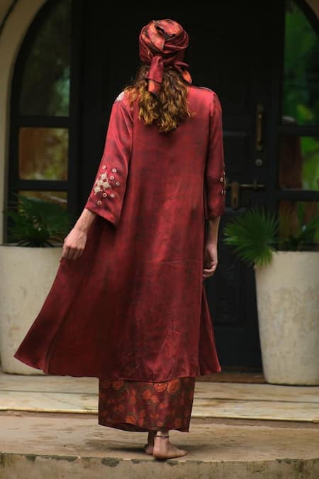 Myoho Embroidered Jacket & Skirt Set 