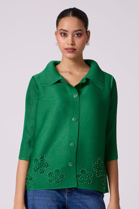 Scarlet Sage Edith Cutwork Shirt 