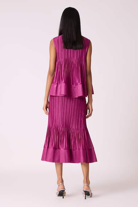 Scarlet Sage Celestine Top With Skirt 