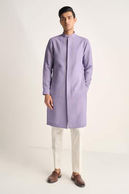 Dhruv Vaish Handloom Structured Kurta Set 