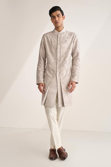 Dhruv Vaish Embroidered Contemporary Kurta Set 