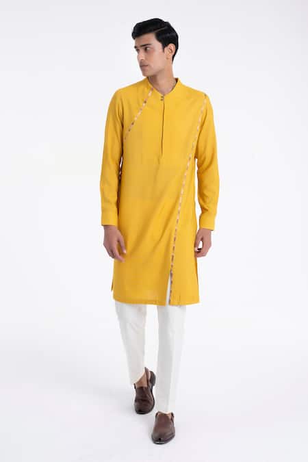 Dhruv Vaish Thread Embroidered Kurta Set 