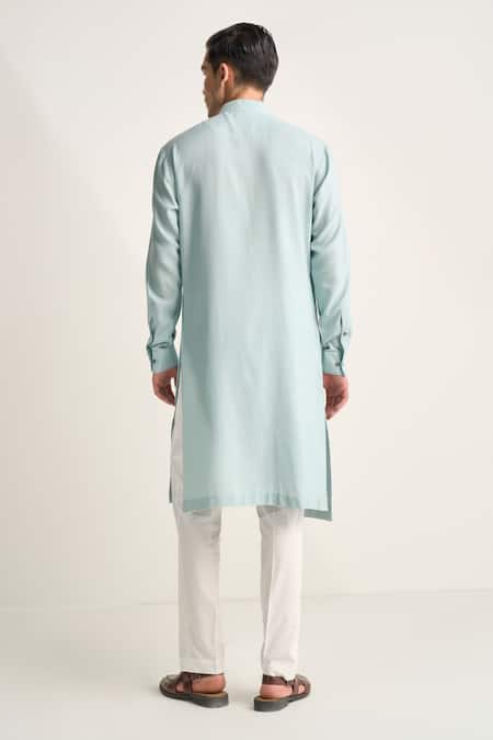 Dhruv Vaish Zipper Layered Kurta Set 