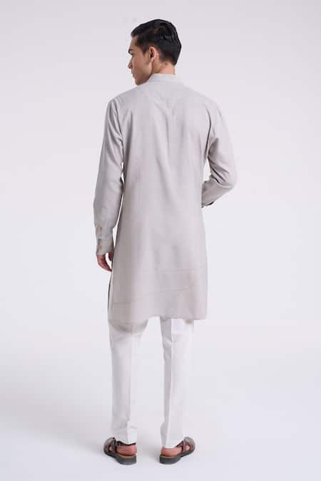 Dhruv Vaish Classic Cotton Silk Kurta Set 