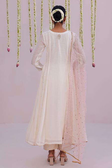 Myaara Chanderi Anarkali Pant Set 