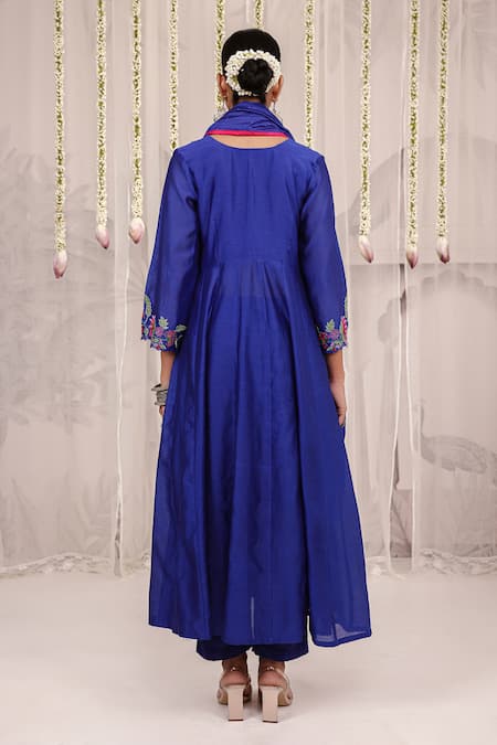 Myaara Chanderi Anarkali Pant Set 