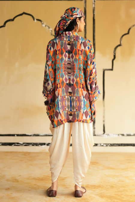 Rainas Rann Serenity Top & Dhoti Pant Set 