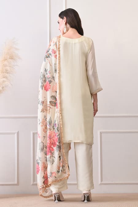 Peenacolada Floral Pattern Kurta Set 