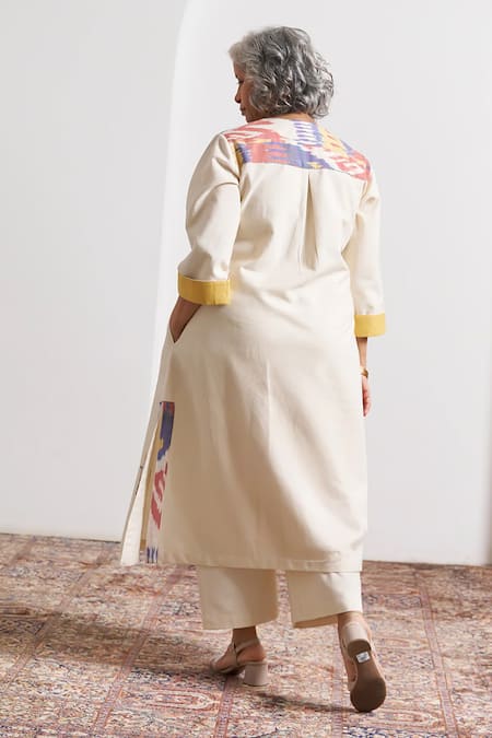 Vaaya Handwoven Cotton Ikat Kurta 