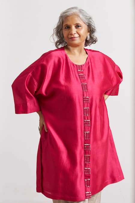 Vaaya Chanderi Silk Kurta 
