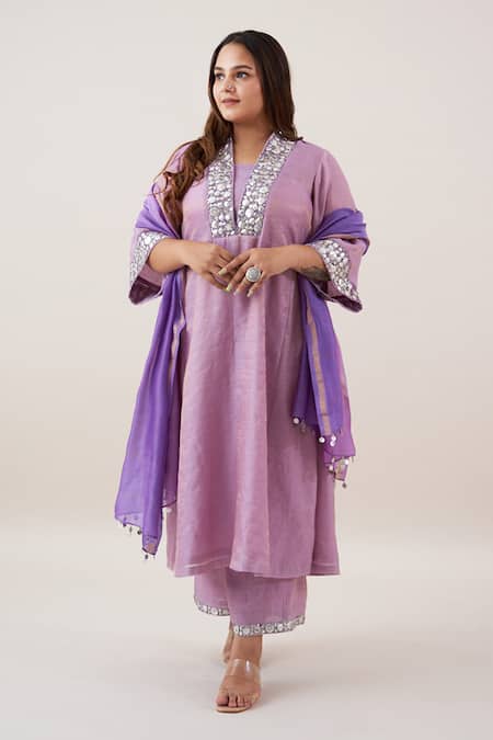 Vaaya Gota Patti Embroidered Kurta Set 