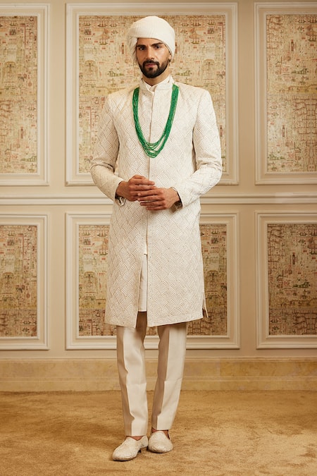 Roqa Farzaan Embroidered Sherwani Set 