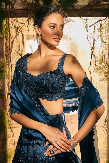 Varun Chakkilam Aura Embroidered Lehenga Set 