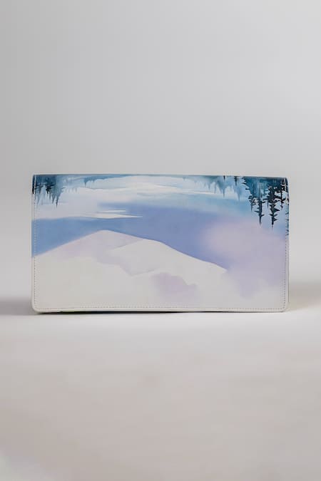 The Garnish Company Siena Lilac Fields Printed Tote Bag with Sling 