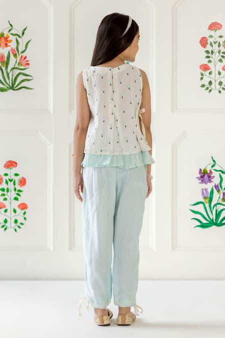 Risa Dreamworld Rasbhari Top & Trouser Set 