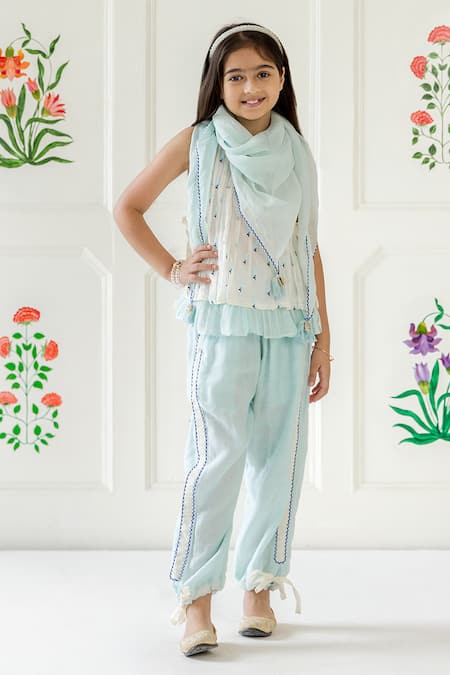 Risa Dreamworld Rasbhari Top & Trouser Set 