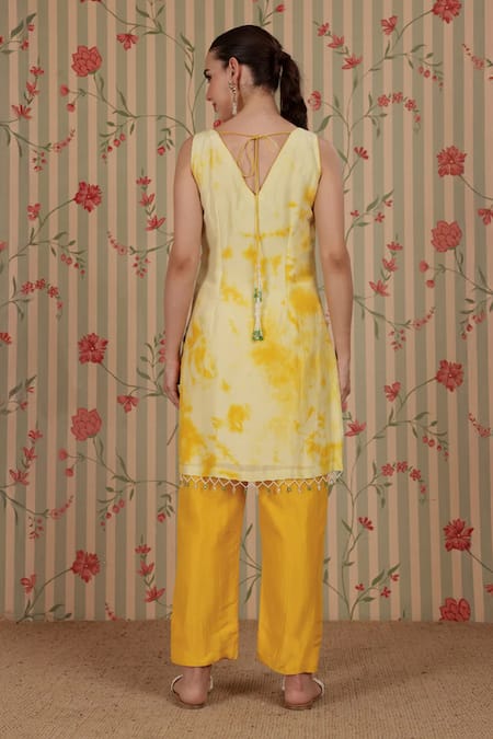 Nitisha Kashyap Official Tie-Dye Kurta Pant Set 