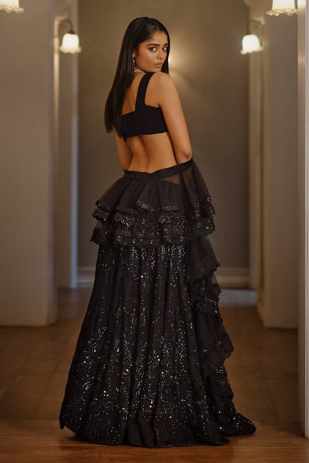 Maison 9002 Dhwan Gothic Inspired Lehenga Set 