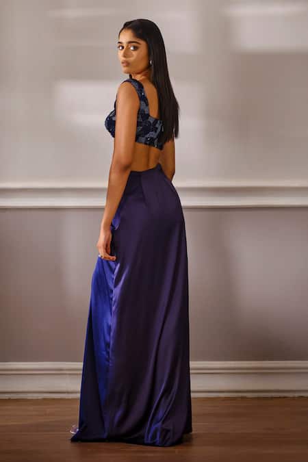 Maison 9002 Sophia Grass Embroidered Bustier & Skirt Set 