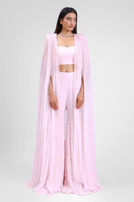 Maison 9002 Riley Hand Work Cape Gharara Set 