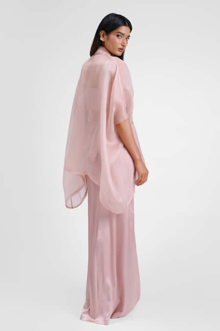 Maison 9002 Organza Cape Skirt Set 