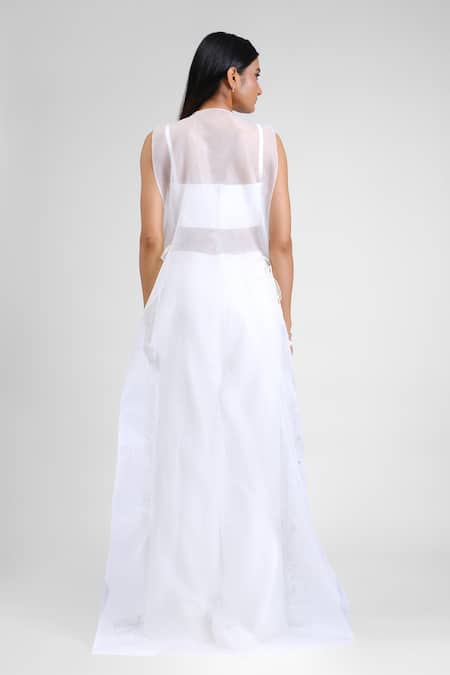 Maison 9002 Bead Work Jacket & Pant Set 