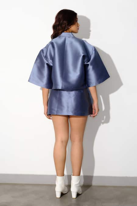 Maison 9002 Lewis Tie-Up Bow Top & Skirt Set 