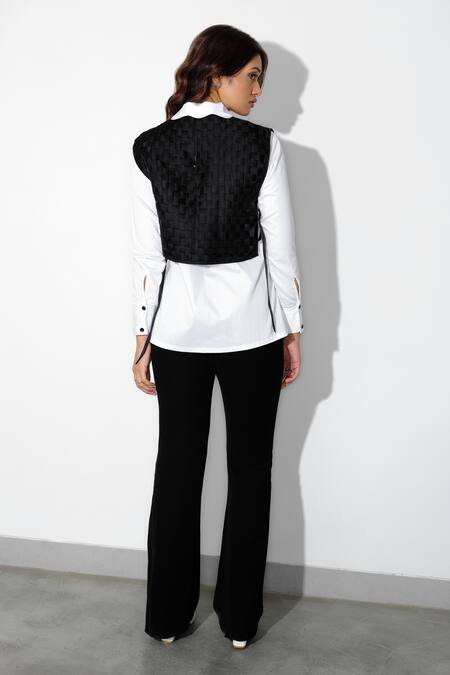 Maison 9002 Bottas Checkered Top Pant Set 