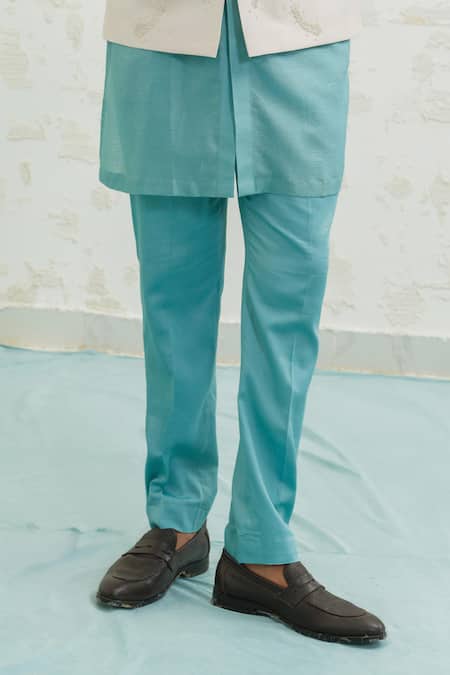 Runit Gupta Pink Vegan , Chanderi Embroidery Feather Bundi And Kurta Set Online at Aza Fashions Runit Gupta_Pink Vegan , Chanderi Embroidery Feather Bundi And Kurta Set _Online_at_Aza_Fashions