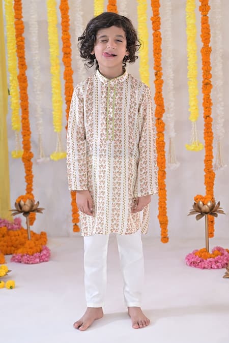 The Plum Bum Printed Kurta & Pyjama Set 