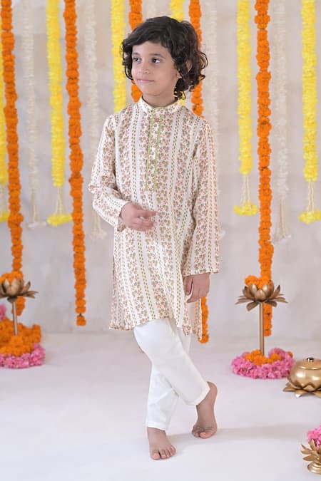 The Plum Bum Printed Kurta & Pyjama Set 