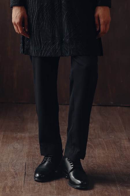 Twenty Nine Black Crepe Stretch Classic Straight Pant Online at Aza Fashions Twenty Nine_Black Crepe Stretch Classic Straight Pant _Online_at_Aza_Fashions