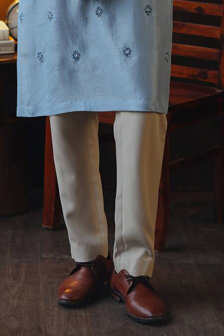 Twenty Nine Beige Crepe Classic Straight Pant Online at Aza Fashions Twenty Nine_Beige Crepe Classic Straight Pant _Online_at_Aza_Fashions