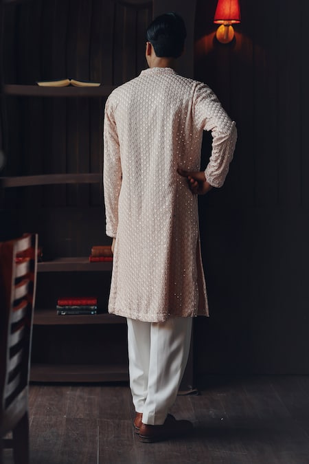 Twenty Nine Mirrowork Booti Kurta & Dhoti Pant Set 