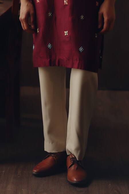 Twenty Nine Beige Crepe Straight Pant Online at Aza Fashions Twenty Nine_Beige Crepe Straight Pant _Online_at_Aza_Fashions