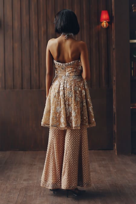 Twenty Nine Mirrorwork Beadwork Bootcut Pant