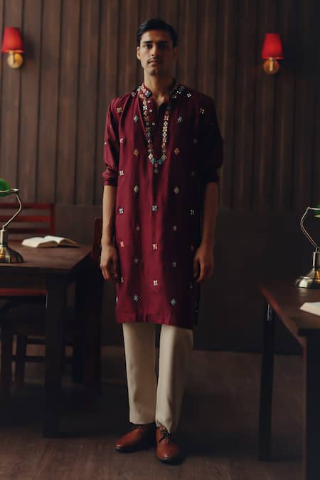 Buy Twenty Nine Beige Crepe Straight Pant Online at Aza Fashions Buy_Twenty Nine_Beige Crepe Straight Pant _Online_at_Aza_Fashions