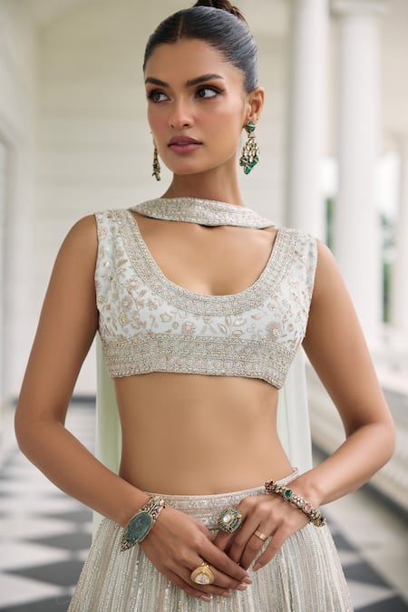 Shop_Amaara Jewels_Gold Plated Stones, Amara Jade And Wine Ring _at_Aza_Fashions