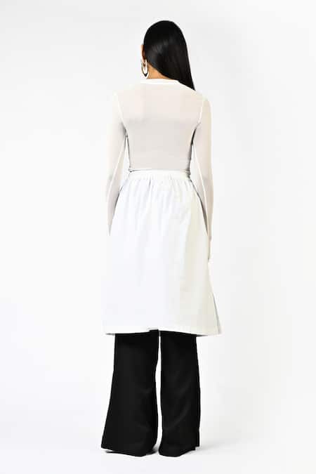 Huemn Sculpted Gloved Horse Print Top 