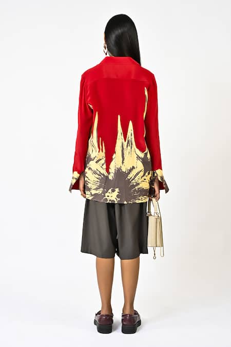 Huemn Grey Solid Jorts 