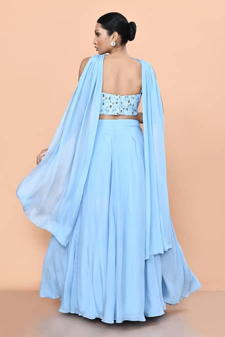 Sayisha Plain Lehenga Set 