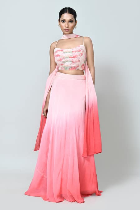 Sayisha Ombre Lehenga Set 