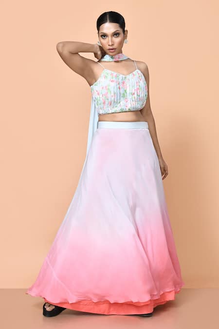 Sayisha Ombre Lehenga Set 