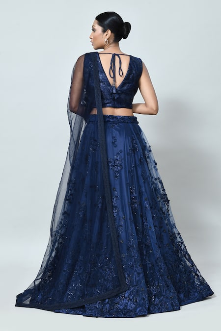 Sayisha Floral Embroidered Lehenga Set 