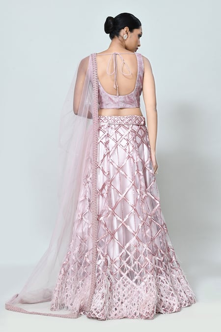 Sayisha Geometric Embellished Lehenga Set 