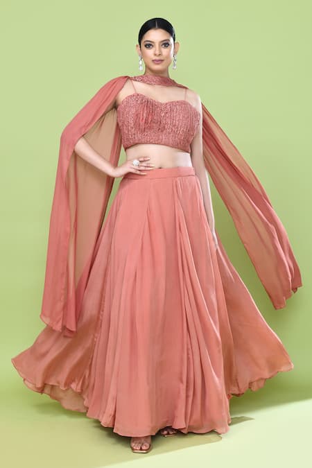 Sayisha Solid Lehenga Set 