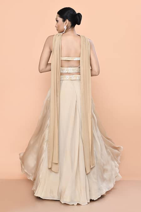 Sayisha Lace Work Blouse Lehenga Set 