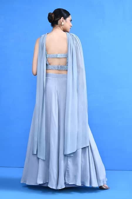 Sayisha Lace Work Blouse Lehenga Set 